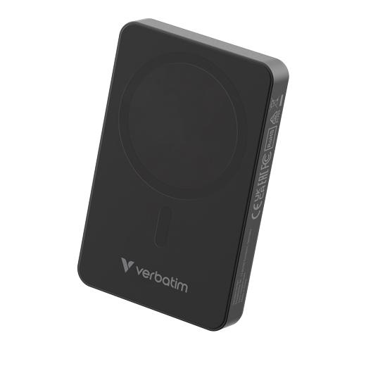 Verbatim Cargador Inalambrico Power Bank 10K Mah USB-C Negro con Carga Rápida PD 20W Verbatim Cargador Inalambrico Power Bank 10K Mah USB-C Negro con Carga Rápida PD 20W