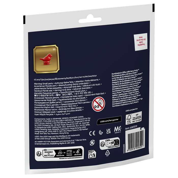 LEGO 30724 Harry Potter Dumbledore's Office Polybag - Juego de Construcción de 42 Piezas, Multicolor, para Niños de 6 Años o Más