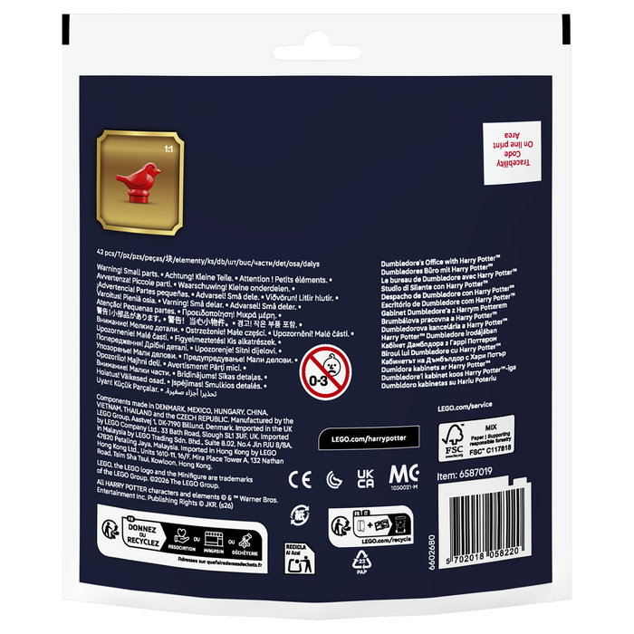 LEGO 30724 Harry Potter Dumbledore's Office Polybag - Juego de Construcción de 42 Piezas, Multicolor, para Niños de 6 Años o Más