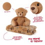 PERLETTI Peluche Oso Teddy con Manta Suave 22cm