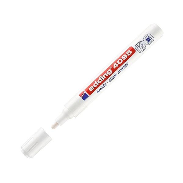 Edding Marcador tiza líquida 4095 punta cónica blanco trazo 2-3mm Edding Marcador tiza líquida 4095 punta cónica blanco trazo 2-3mm