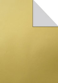 Papel De Regalo Bobina Tv 70 Cm X 100 M Kraft Oro/Plata