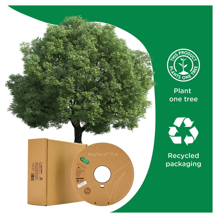 Polmask Filamento PLA 1.75mm, Color Verde Bosque, 1 Kg (Forest Green)