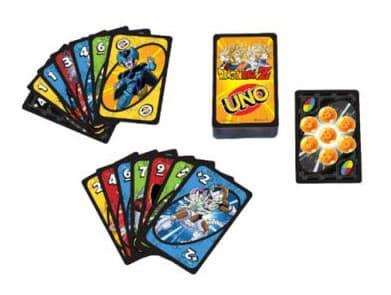 Mattel Juego Uno Dragon Ball Juego de Cartas Coleccionable para Niños y Adultos a partir de 6 años
