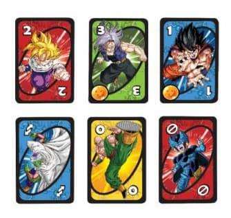 Mattel Juego Uno Dragon Ball Juego de Cartas Coleccionable para Niños y Adultos a partir de 6 años