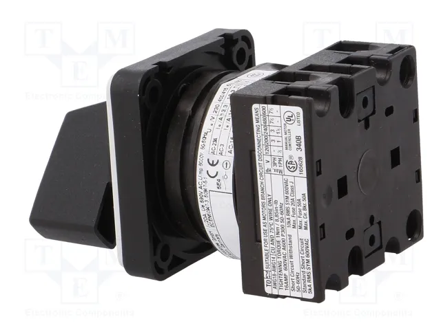 EATON ELECTRIC Interruptor de leva 20A 1-2 con 2 posiciones estables