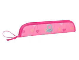 Portaflautas Benetton Heart Rosa 37 x 8 x 2 cm