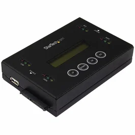 StarTech.com Clonador y Borrador Independiente 1:1 para USB, HDD y SSD SATA con Pantalla LCD
