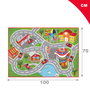 COLOR BABY Circuito + Coche Ferrari 100x70cm Coche 9cm