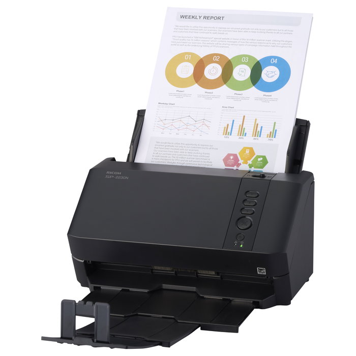 Ricoh SP-2230N Escáner con ADF, 30 ppm, Ethernet y USB 3.2