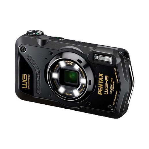 Pentax WG-8 schwarz Cámara compacta 20MP 4K Ultra HD Verde impermeable USB-C