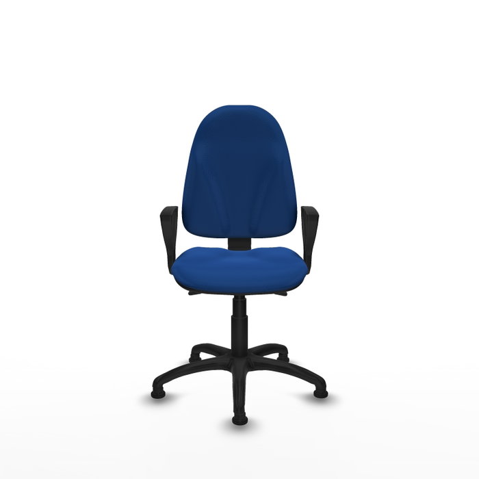 PIQUERAS Y CRESPO Silla de oficina Algarra Azul con mecanismo Asincro
