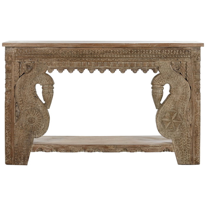 DKD Home Decor Consola Item Home Natural 148 x 38 x 91 cm Teca y Mango
