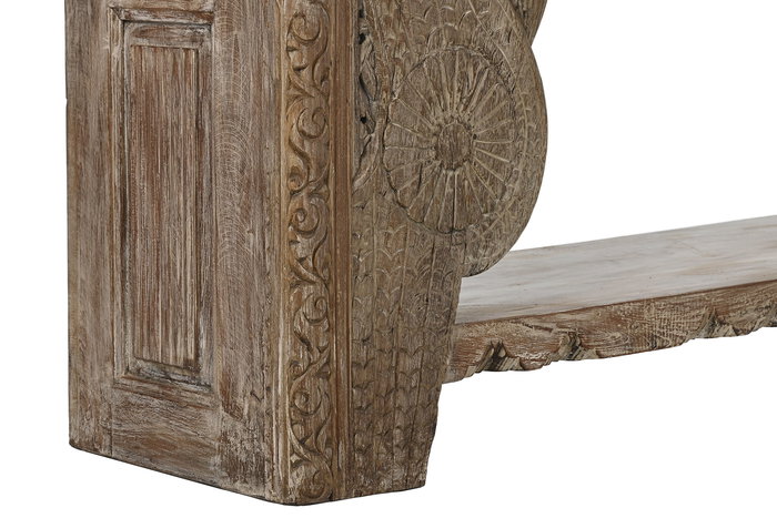 DKD Home Decor Consola Item Home Natural 148 x 38 x 91 cm Teca y Mango