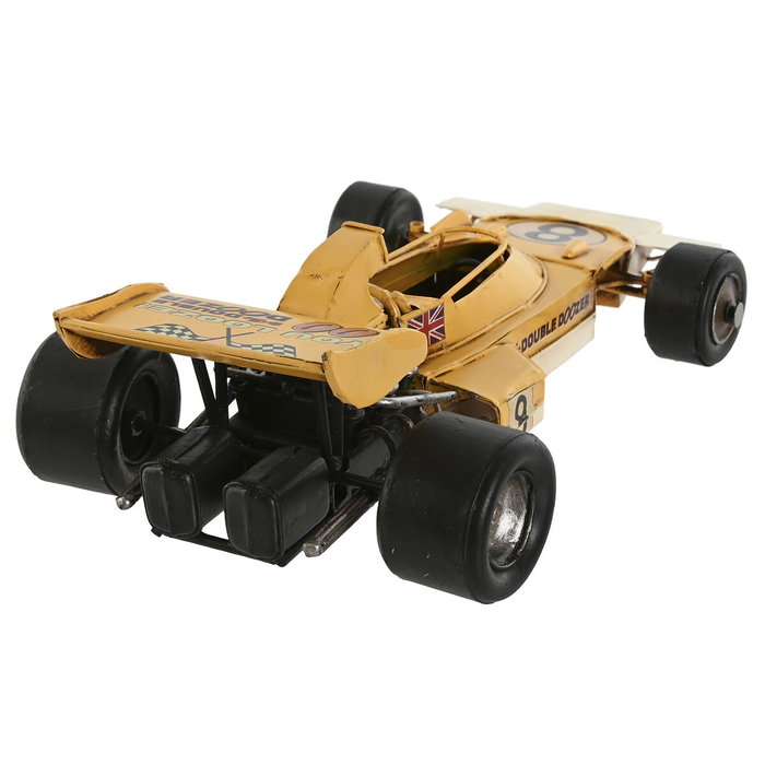 DKD Home Decor Vehículo Decoración Vintage, Amarillo y Rojo, 16 x 8 x 27 cm, 2 Unidades DKD Home Decor Vehículo Decoración Vintage, Amarillo y Rojo, 16 x 8 x 27 cm, 2 Unidades