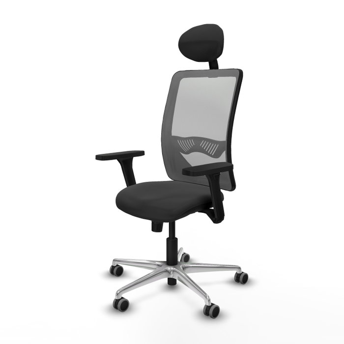 PIQUERAS Y CRESPO Silla de oficina Zulema con Mecanismo Sincro, Gris
