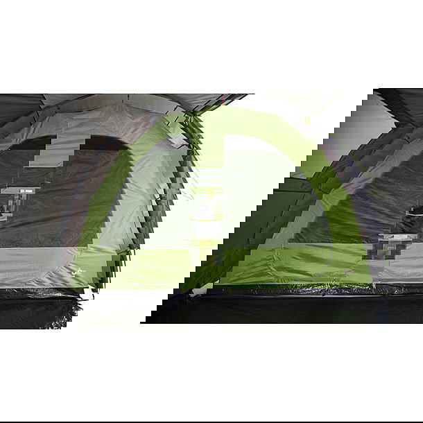 High Peak Familia Ancona 5.0 Tienda de Campana Tunel para 5 Personas, Resistente, Colores Verde y Gris