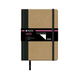 Cuaderno Vesta Nature A5 Bullet Journal Con Goma