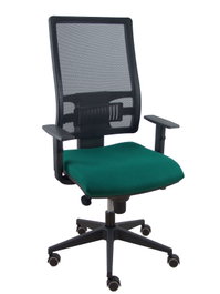 PIQUERAS Y CRESPO Silla de oficina Horna, Mecanismo Sincro, Verde botella