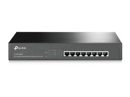 Omada TL-SG1008MP - Conmutador de 8 Puertos Gigabit con PoE+ (126W), Montaje en Rack, 10/100/1000 Mbps, Ahorro Energético