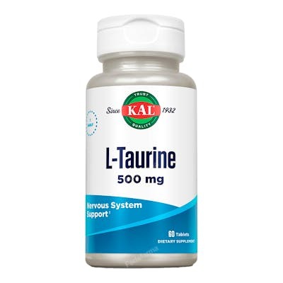 KAL L-Taurina 500 mg, 60 comprimidos