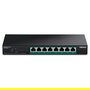 TRENDnet TPE-BG380 Switch de 8 Puertos 2.5G Ethernet No Administrado con PoE++ 95W por Puerto, Montaje en Pared, Negro