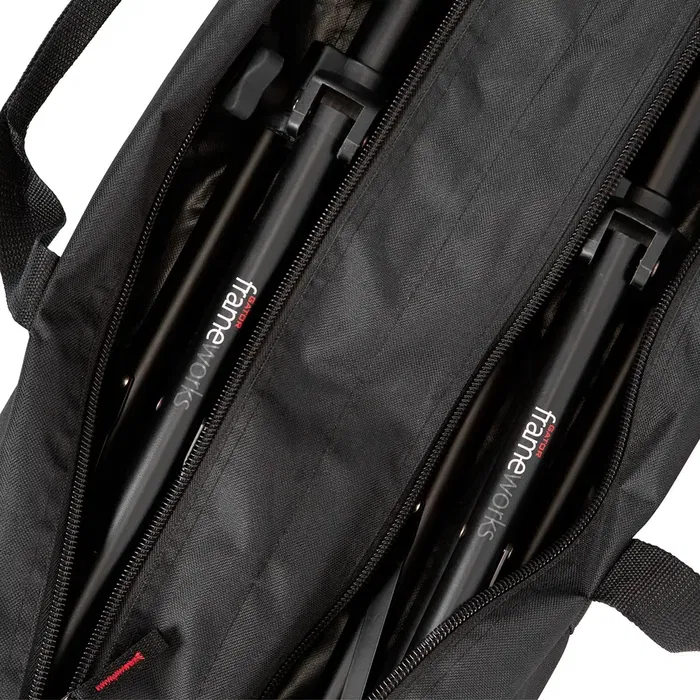 FRAMEWORKS Set 2 Minisoportes de Altavoz con Funda de Transporte Frameworks