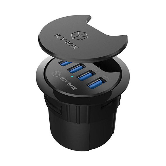 ICY BOX IB-HUB1403 Hub de Mesa 4x USB 3.2 Gen 1 Type-A ICY BOX IB-HUB1403 Hub de Mesa 4x USB 3.2 Gen 1 Type-A