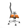 PIQUERAS Y CRESPO Sillón Albacete Sincro Naranja y Negro