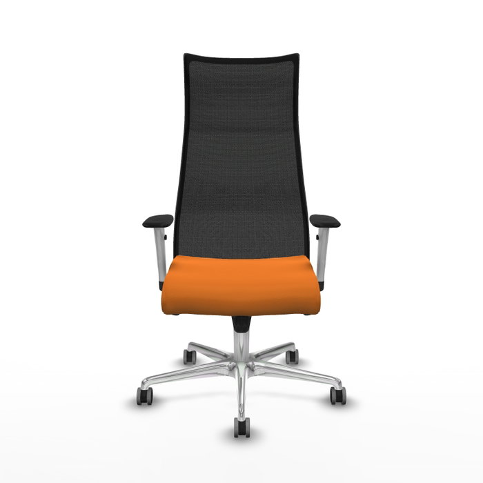 PIQUERAS Y CRESPO Sillón Albacete Sincro Naranja y Negro
