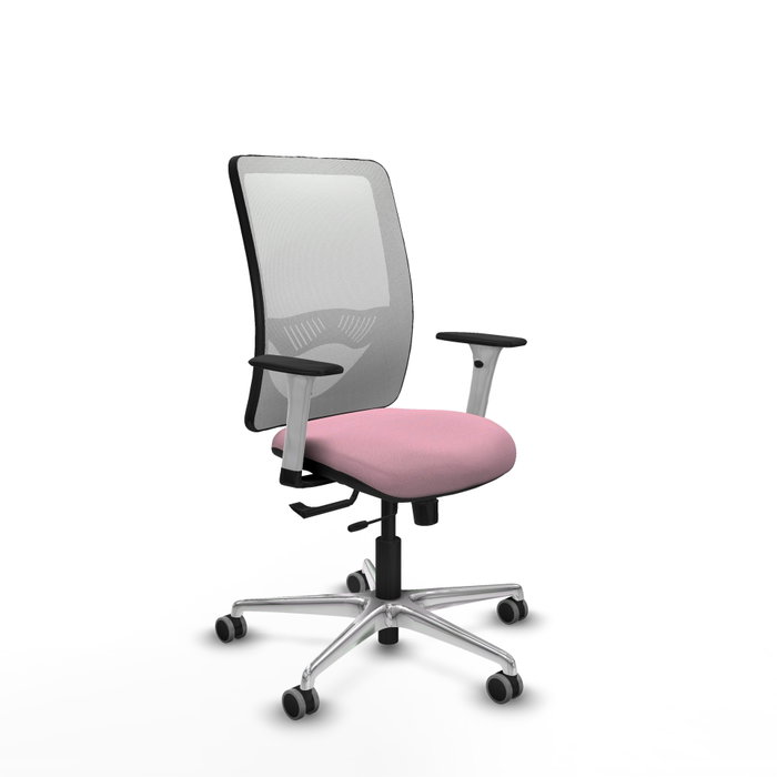 PIQUERAS Y CRESPO Silla de oficina Zulema Rosa y Blanca PIQUERAS Y CRESPO Silla de oficina Zulema Rosa y Blanca