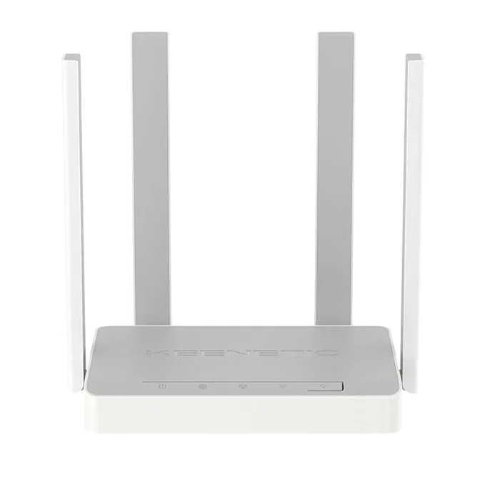 Keenetic Runner 4G (KN-2211) - Router 4G con Wi-Fi Mesh N300, 4 Puertos Ethernet LAN, Banda 2.4 GHz, Gris/Blanco