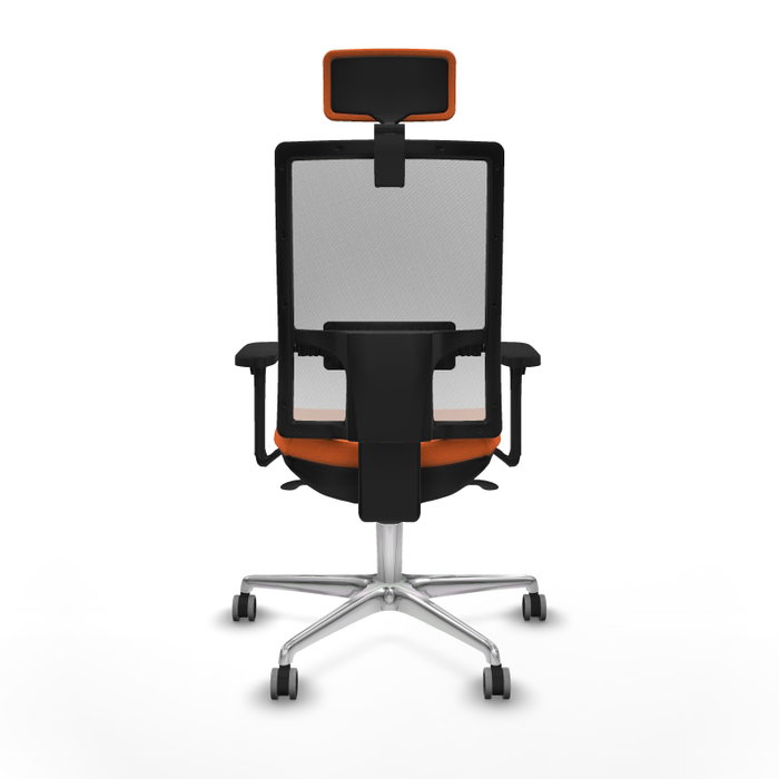 PIQUERAS Y CRESPO Silla de oficina Horna Naranja y Blanco PIQUERAS Y CRESPO Silla de oficina Horna Naranja y Blanco