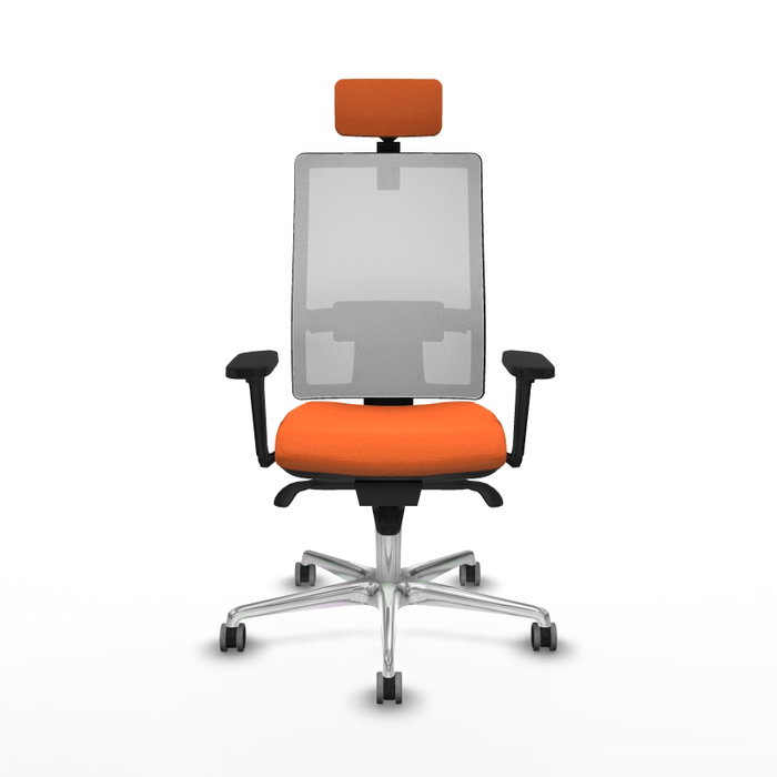 PIQUERAS Y CRESPO Silla de oficina Horna Naranja y Blanco PIQUERAS Y CRESPO Silla de oficina Horna Naranja y Blanco