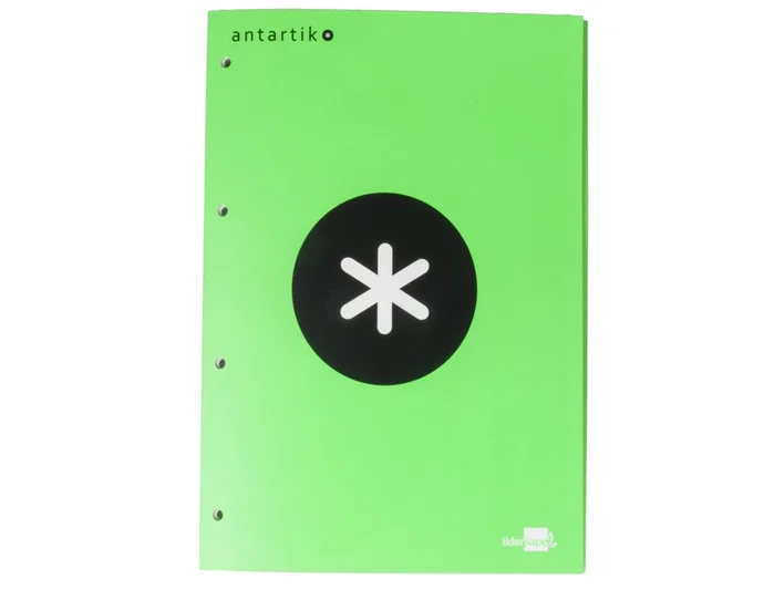 Antartik Bloc encolado A4 80 hojas 100 gr Cuadriculado 5 mm Verde Ecológico Antartik Bloc encolado A4 80 hojas 100 gr Cuadriculado 5 mm Verde Ecológico
