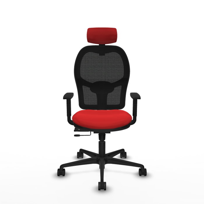PIQUERAS Y CRESPO Silla de oficina Jorquera Rojo/Negro PIQUERAS Y CRESPO Silla de oficina Jorquera Rojo/Negro