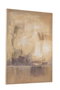 DKD Home Decor Cuadro Lienzo Pino 130x5x180 Abstracto Marrón