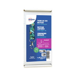 AVERY Zweckform Lanyards Tropical R4828T, cinta textil, verde, 10 unidades