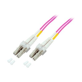 EFB Elektronik Cable de fibra óptica OM4 LC-LC 15m Violeta