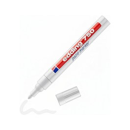 edding 750 Lackmarker Blanco Punta 2.0-4.0 mm - Pack de 10 Marcadores Permanentes