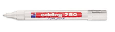 edding Marcador de Efecto Lacado 750 Blanco 2-4 mm edding Marcador de Efecto Lacado 750 Blanco 2-4 mm