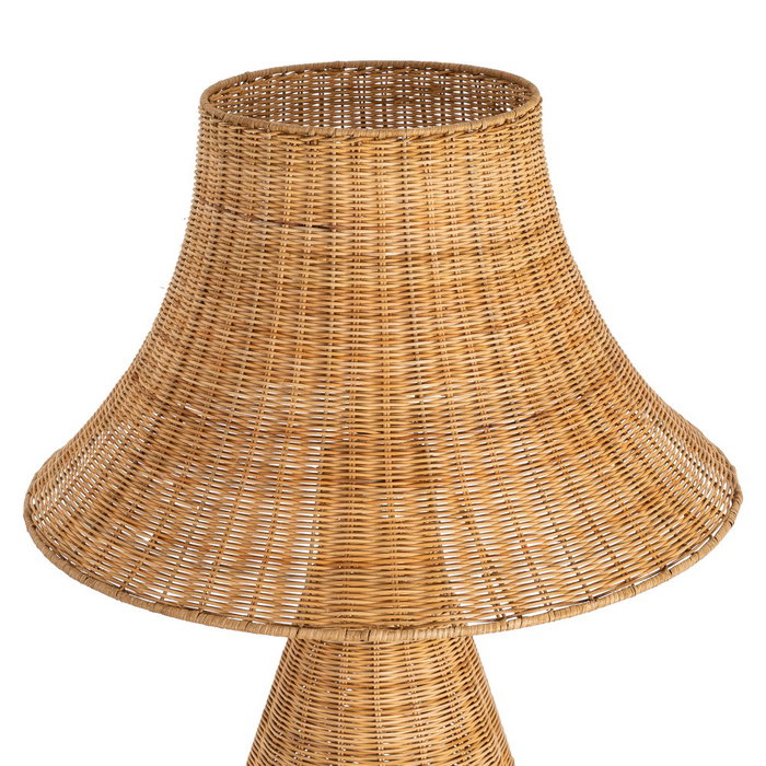 Lámpara Suelo Natural Ratán Iluminación 60 X 60 X 118,50 cm Lámpara Suelo Natural Ratán Iluminación 60 X 60 X 118,50 cm