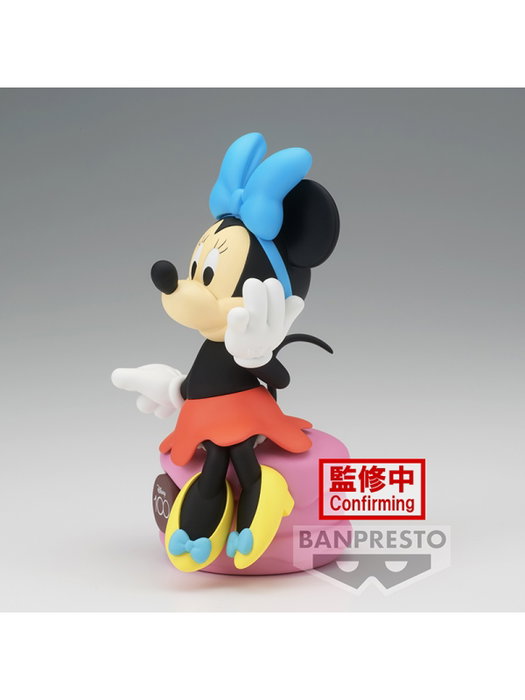 Banpresto Figura Disney Characters Sofubi Minnie Mouse 100th Anniversary ver. 11 cm