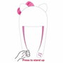 Cerdá Gorro de Punto con Aplicaciones Hello Kitty Blanco