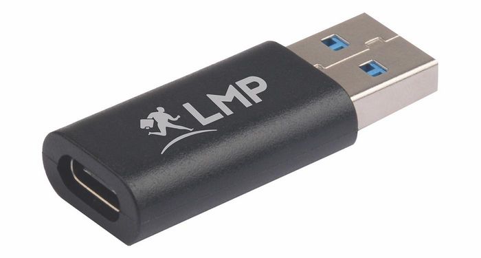 LMP Adaptador USB-A a USB-C 3A 5 Gbps Tasa de Transferencia LMP Adaptador USB-A a USB-C 3A 5 Gbps Tasa de Transferencia