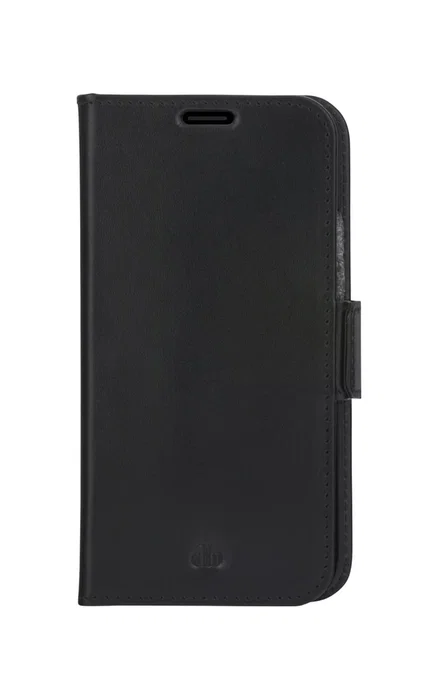 Dbramante1928 Funda cartera Copenhagen Slim para Apple iPhone 13 - Cuero negro, bolsillo para tarjetas, compatible 6.1 pulgadas (15.5 cm)