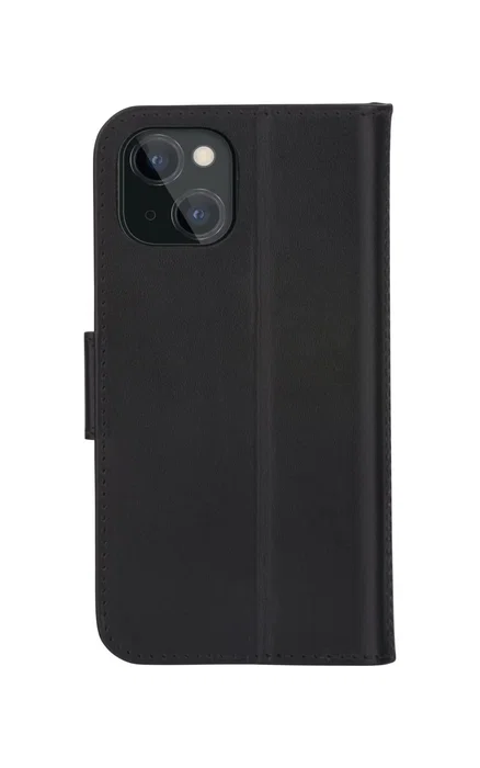 Dbramante1928 Funda cartera Copenhagen Slim para Apple iPhone 13 - Cuero negro, bolsillo para tarjetas, compatible 6.1 pulgadas (15.5 cm)