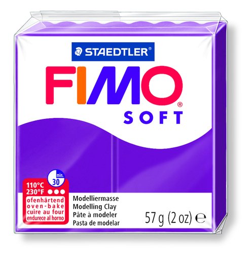 Staedtler Fimo Soft Pasta de Modelar Púrpura 57 g