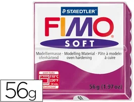 Staedtler Pasta Fimo Soft 57 gr Color Púrpura - Pasta de modelar blanda