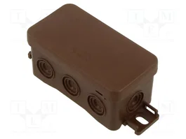 SIMET FASTBOX Caja de conexiones empotrada marrón
